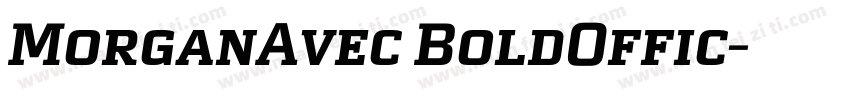 MorganAvec BoldOffic字体转换